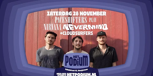 Paceshifters play Nirvana — muziek in Hoogeveen